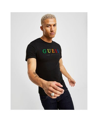 guess shirt rainbow