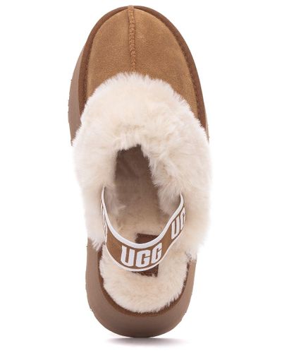 UGG Suede Funkette Slipper Chestnut - Lyst