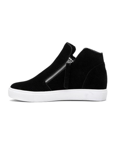 steve madden caliber black suede