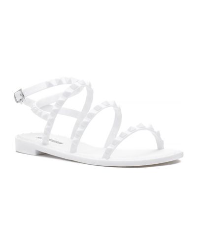 Steve Madden Rubber Travel-j Sandal White - Lyst