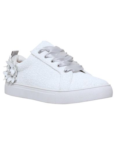kurt geiger womens white trainers
