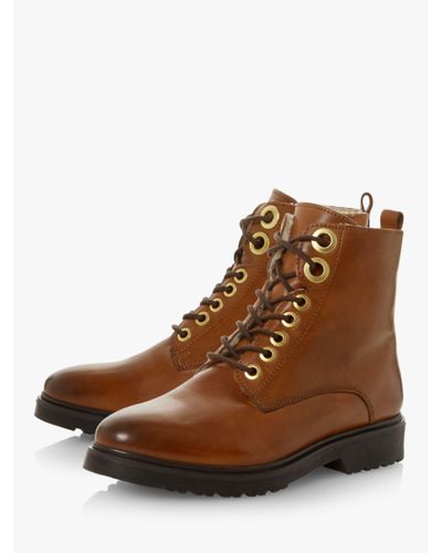 dune tan ankle boots