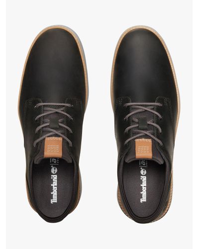 timberland cross mark oxford shoes pewter