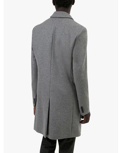 BOSS by HUGO BOSS Hugo By Migor2141 Wool Cashmere Blend Overcoat in Grey  for Men - Lyst