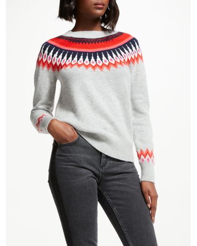 Boden agnes fair isle dress Clearance