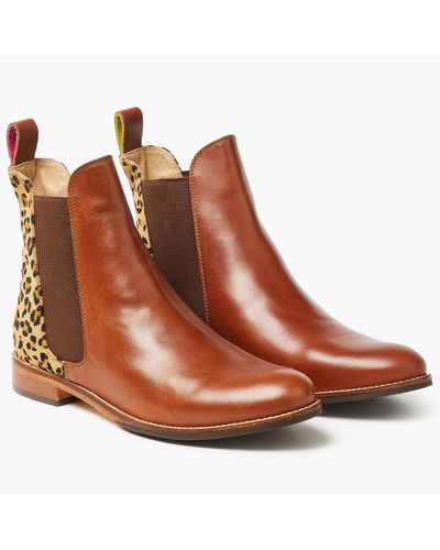 westbourne chelsea boot leopard print