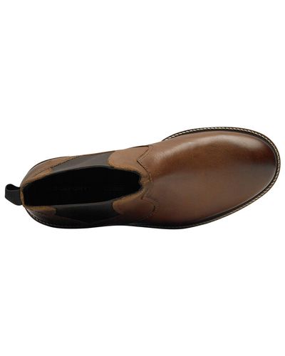 Rockport Leather Marshall Chelsea Boots in Brown for Men - Lyst