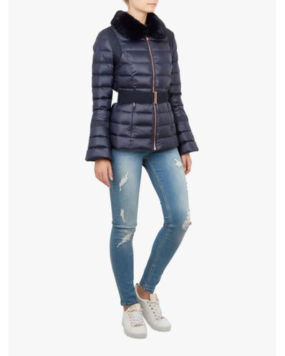 ted baker yelta quilted down jacket