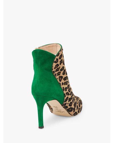 lk bennett leopard print boots