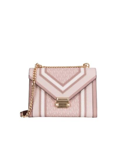 Michael kors whitney large logo convertible shoulder bag store