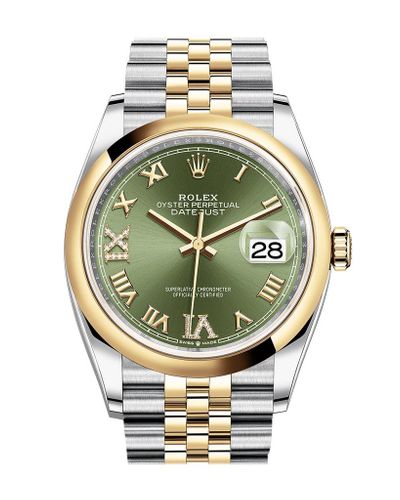 green dial datejust