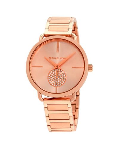 Michael Kors Portia Rose Dial Rose Gold 