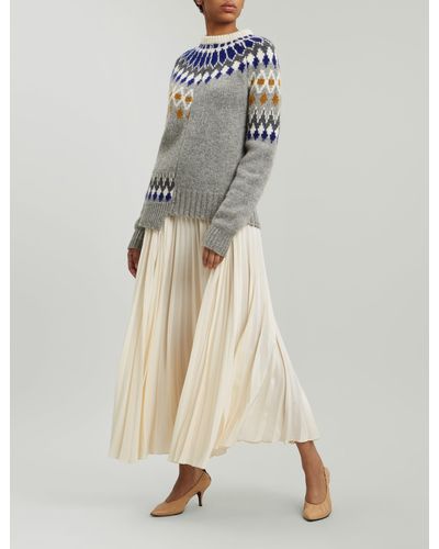 joseph patchwork sweater