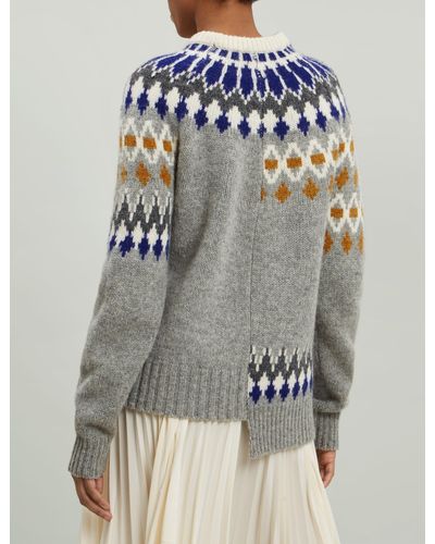 joseph patchwork sweater