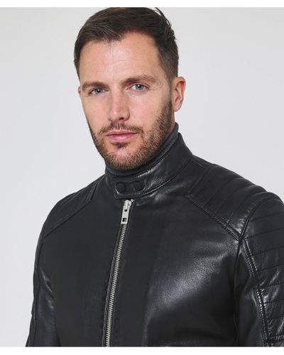 boss jaysee leather jacket