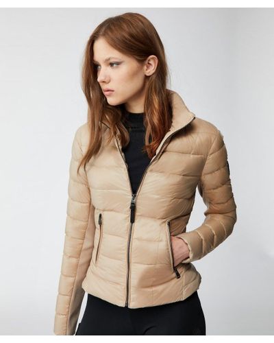 Mackage Synthetic Reema Lightweight Down Coat With Peplum Shaping 