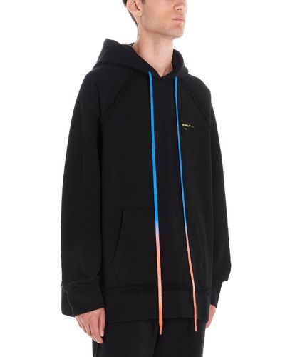 Off-White c/o Virgil Abloh Cotton 'acrylic Arrows' Hoodie in Black 
