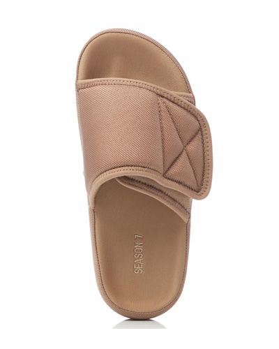 Yeezy Season 7 Velcro Slide Sandals in Natural | Lyst