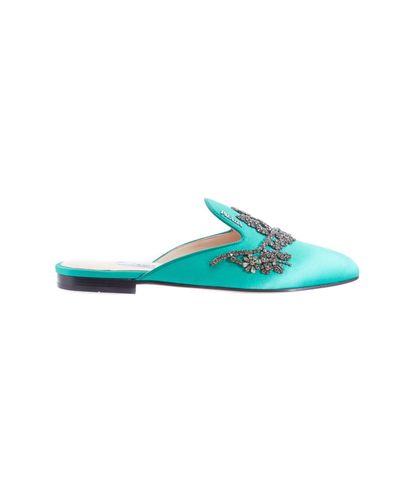prada mules with crystals