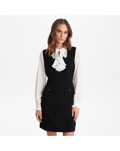 jumper dress with collar