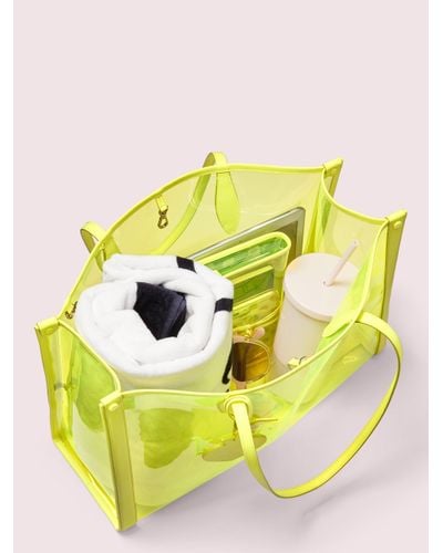 kate spade plastic tote
