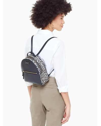 kate spade backpack leopard
