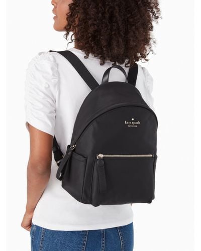 Kate Spade Synthetic Chelsea Medium Backpack in Black - Lyst