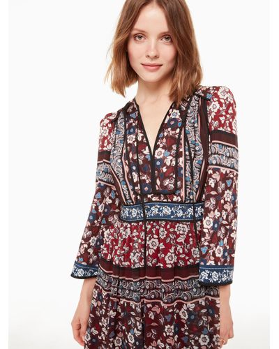 kate spade patchwork dress