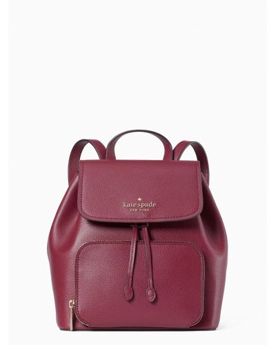 kate spade burgundy backpack