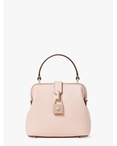 Kate Spade Leather Remedy Small Top-handle Bag in Chalk Pink (Pink) | Lyst