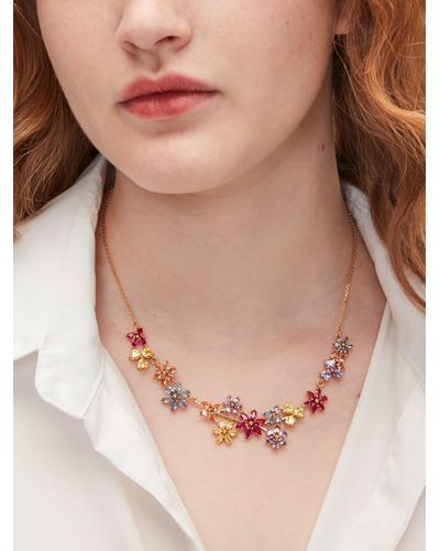 Kate Spade First Bloom Necklace | Lyst