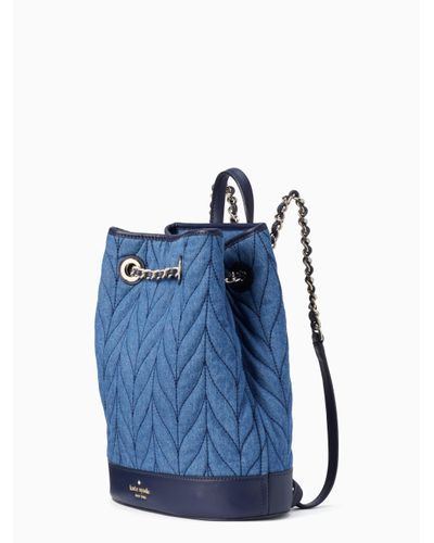 kate spade denim backpack