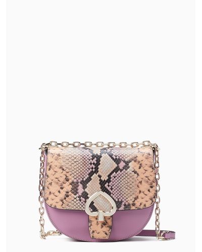 kate spade medium chain saddle bolsa