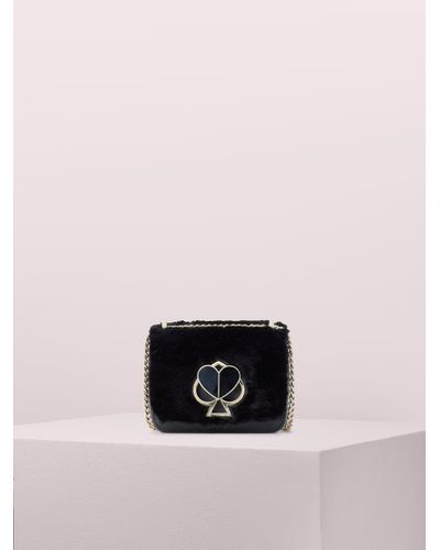 kate spade nicola faux fur