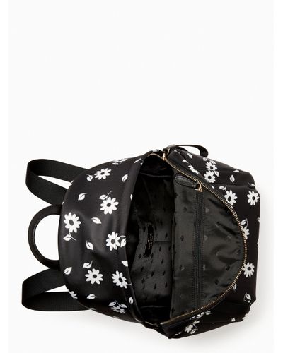 Kate Spade Chelsea Daisy Print Medium Backpack in Black | Lyst