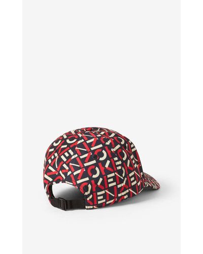 casquette kenzo rouge