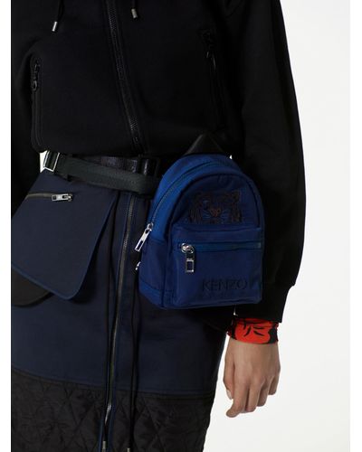 mini tiger canvas backpack