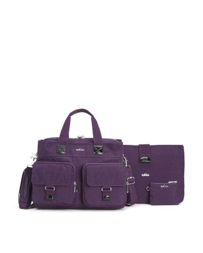 Kipling Synthetic New Becky in Plum Purple (Purple) | Lyst UK