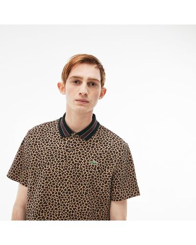 Lacoste Leopard Polo Clearance, 51% OFF 