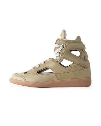 maison margiela cut out sneakers