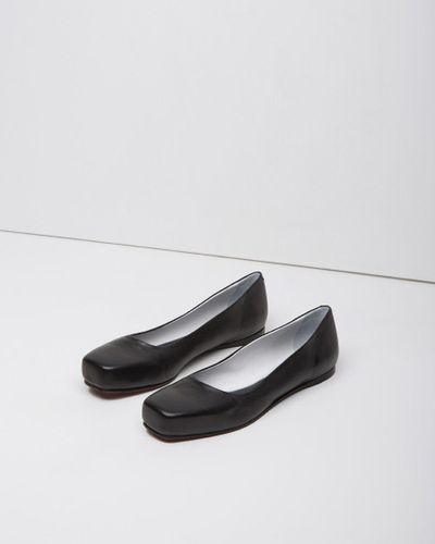 jil sander square toe flats