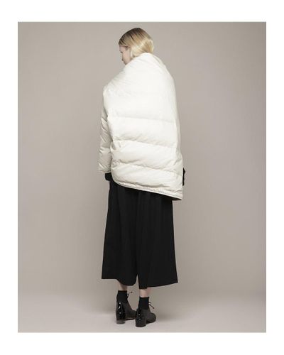 puffer cape jacket