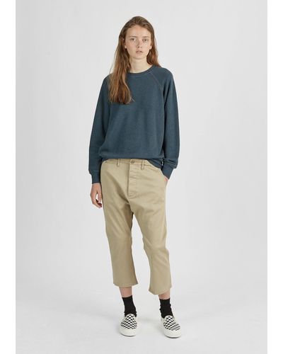 R13 Cotton Drop Crotch Chino Pants in 
