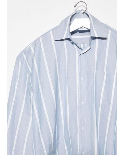 Vetements Cotton Classic Stripes Shirt in Blue White (Blue) for 