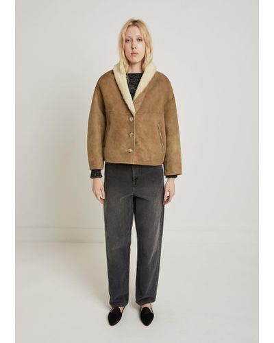 isabel marant shearling jacket