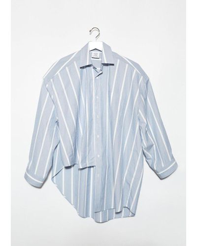 Vetements Cotton Classic Stripes Shirt in Blue White (Blue) for 
