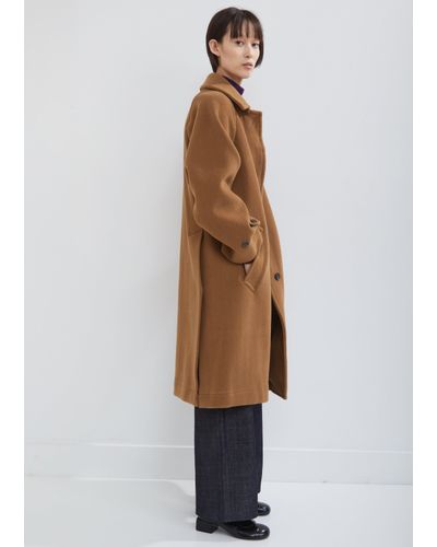raglan wool coat