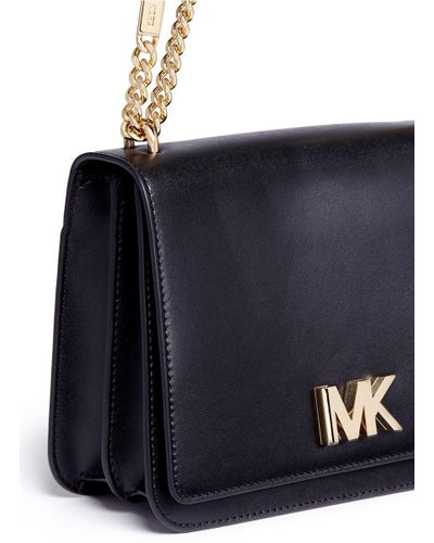 michael kors mott large leather shoulder bag