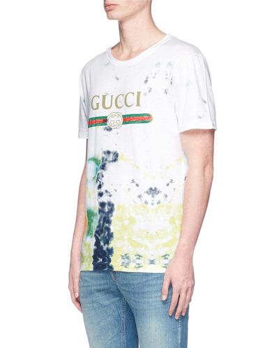 gucci tie dye t shirt