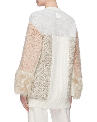 stella mccartney patchwork cardigan
